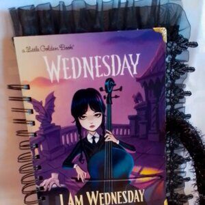 I Am Wednesday Littoe Golden Book converted into a Journal.